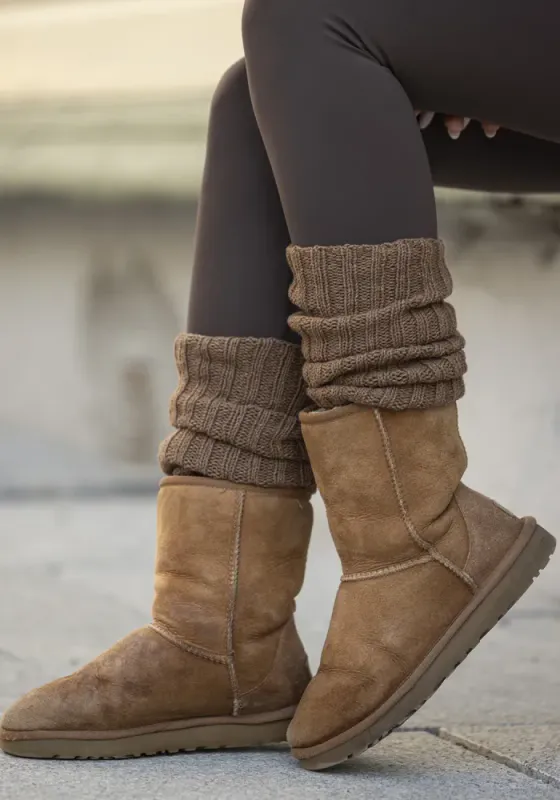 Caia-leggvarmere i Cashmere Silk | Strikkepakke