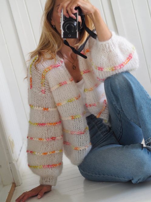 Hovedbilde Byssejakke i Ingenua og Gelato | Strikkepakke