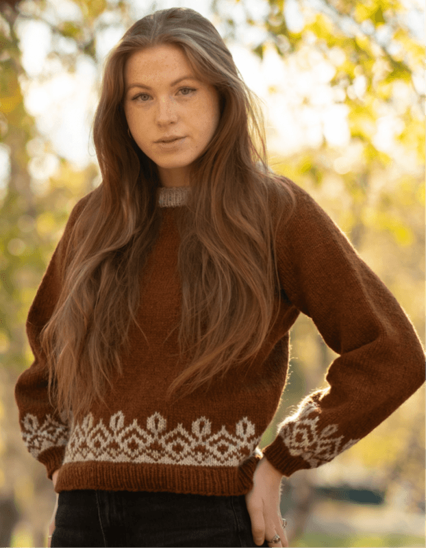 Stølsbu genser i Vidde | Strikkepakke