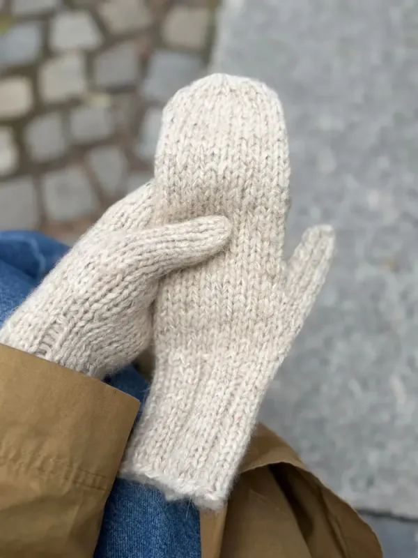 Heia Tweedvotter i Alpakka Lin og Fivel | Strikkepakke