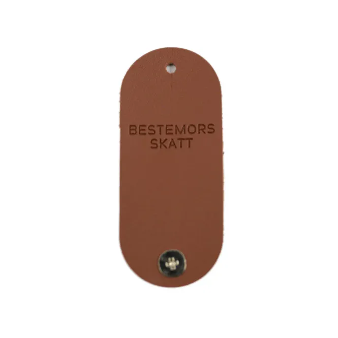 Hovedbilde Bestemors skatt -skinnmerke med knapp