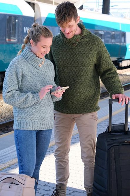 Hovedbilde Noko heilt anna av Vanjastrikk (herre) | Strikkepakke