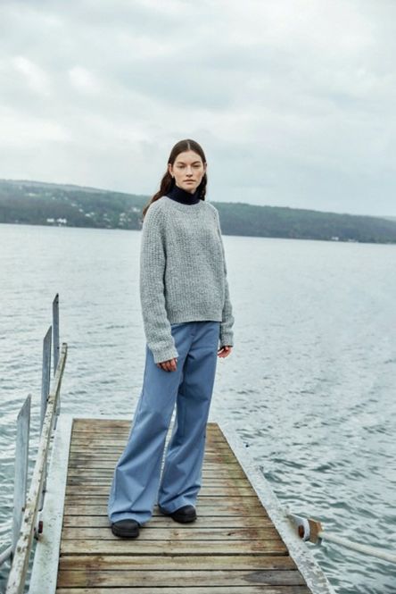 Hovedbilde Pekka strukturgenser til dame i Vams | Strikkepakke