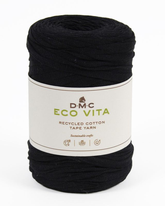 Eco Vita Tape Yarn -resirkulert bomull 250 gram