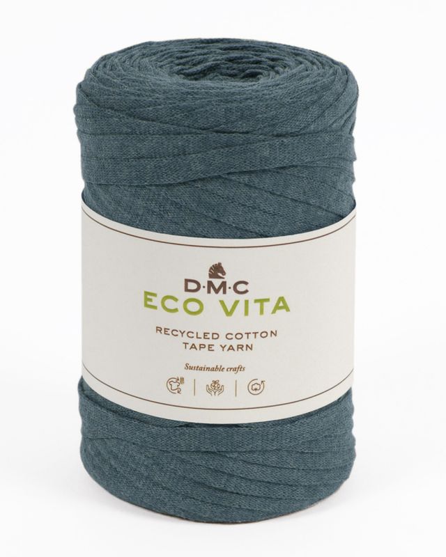 Eco Vita Tape Yarn -resirkulert bomull 250 gram