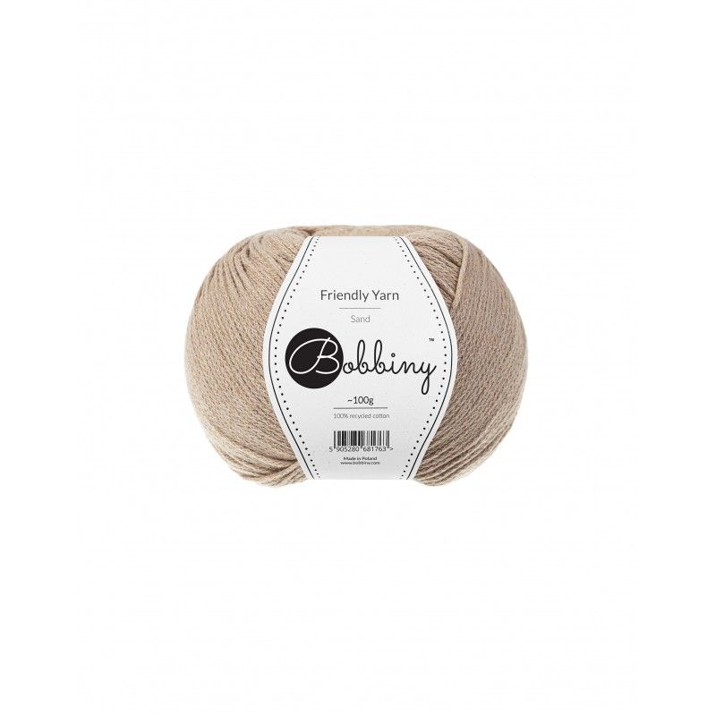 Friendly Yarn – Mykt, resirkulert bomullsgarn 