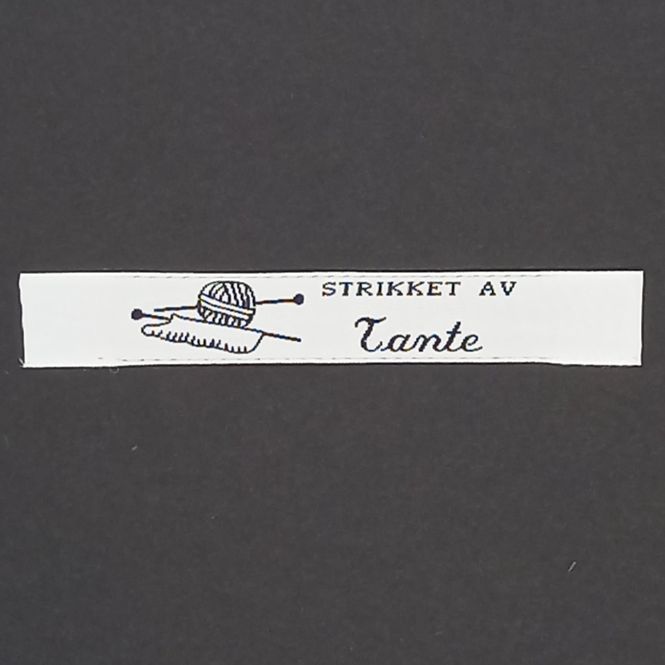 Hovedbilde Symerke -Strikket av tante