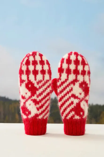 Hovedbilde Tova Nordic Mix Votter i Vams | Strikkepakke