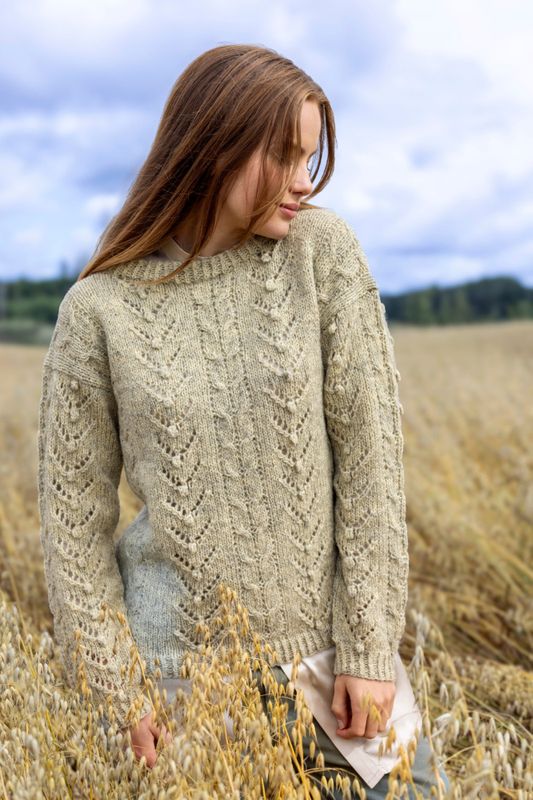 Tanja genser i Vidde | Strikkepakke